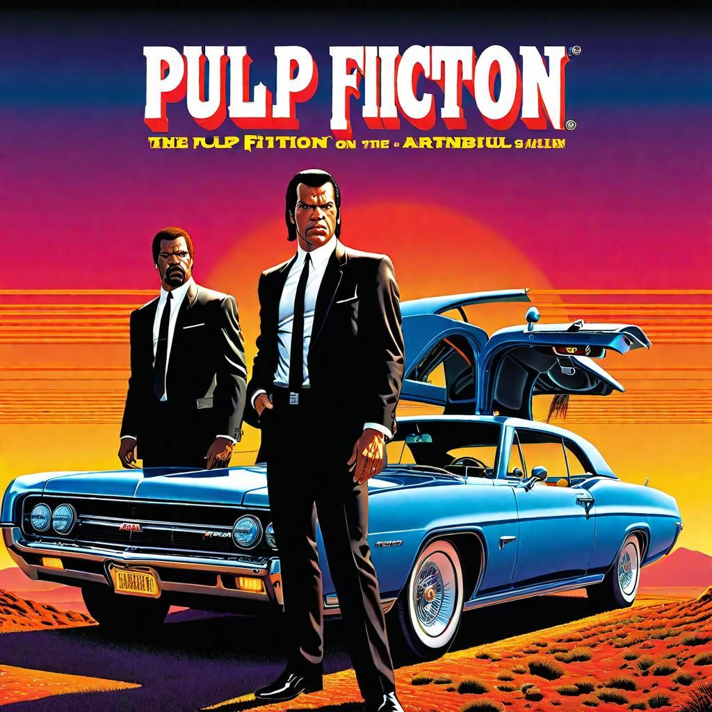 Backlit Pulp Fiction in Magnificent Colors