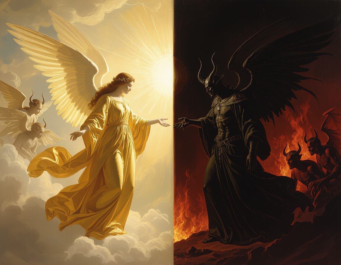 Angels and Devils: Renaissance-Style Heaven and Hell