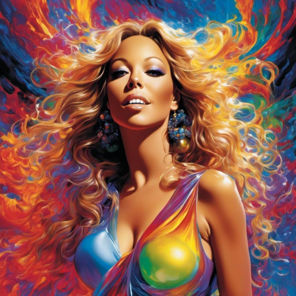 Mariah Carey Sings "Vision of Love" Live