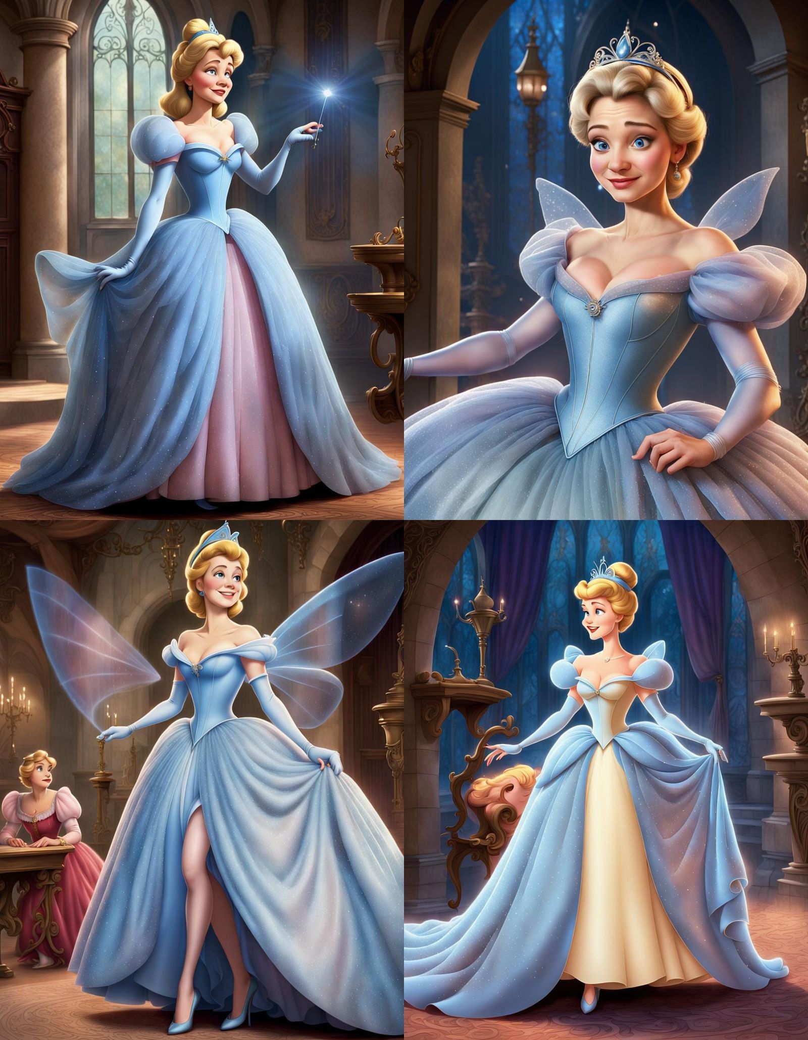 Cinderella and the Muscular Fairy Godmother