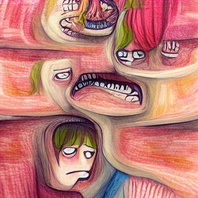 Visualizing Social Anxiety: An AI Interpretation