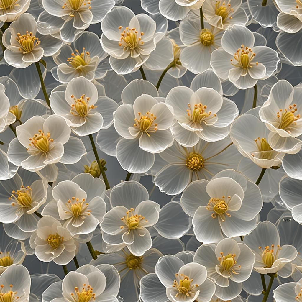 Transparent Gelatin Lotus Flower: A Clear Creation