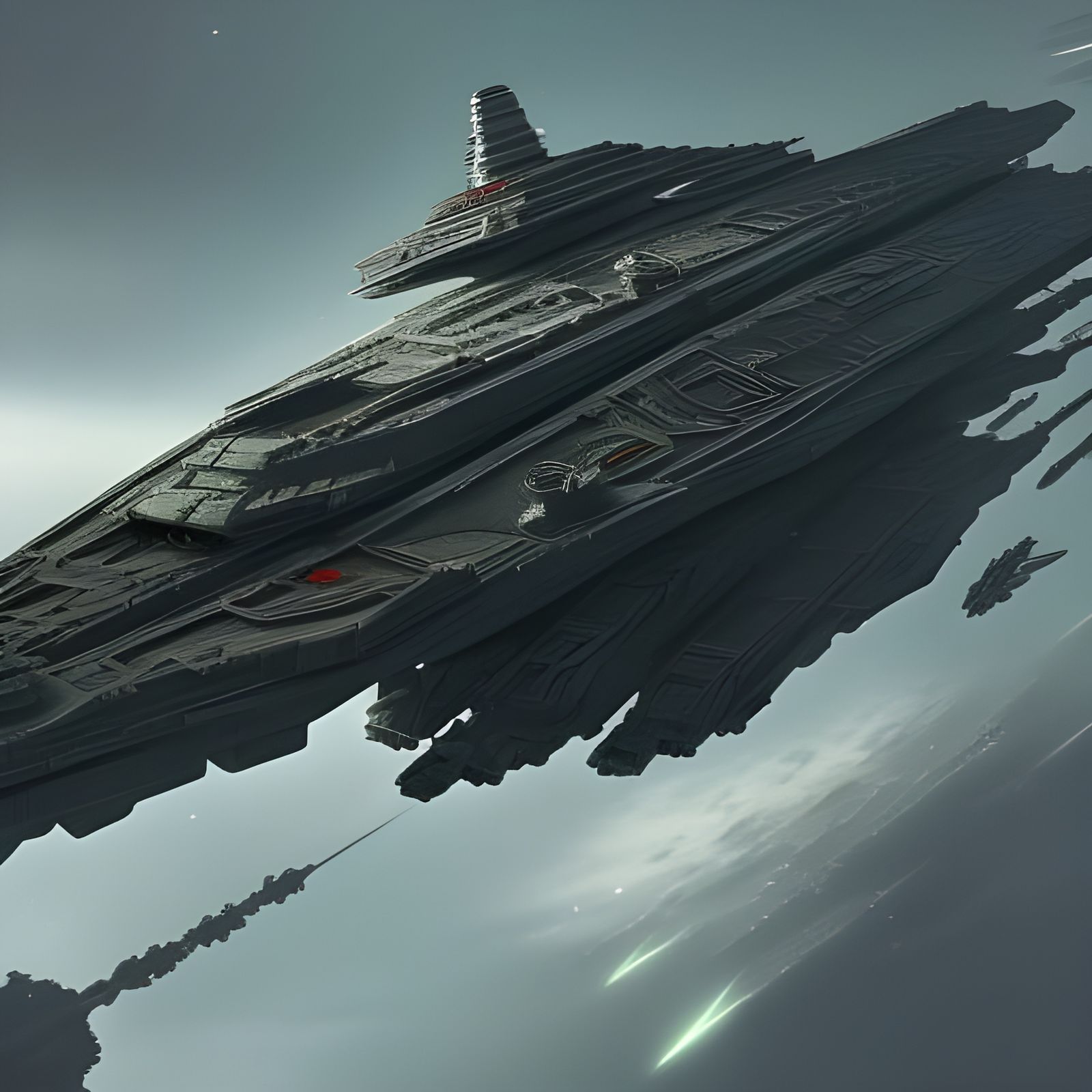 Ship from Warhammer 40k