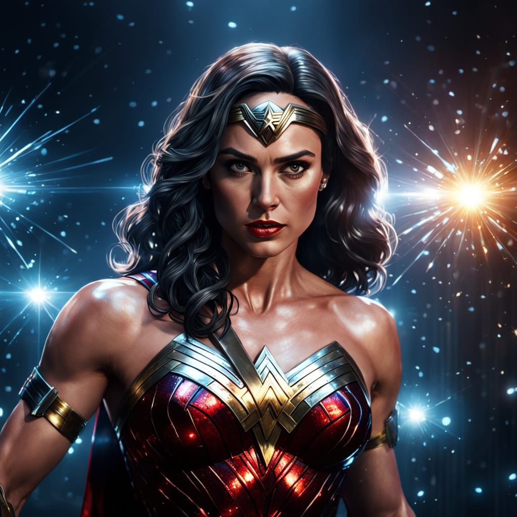 Diana Prince Transforms into Wonder Woman Hyperrealistically