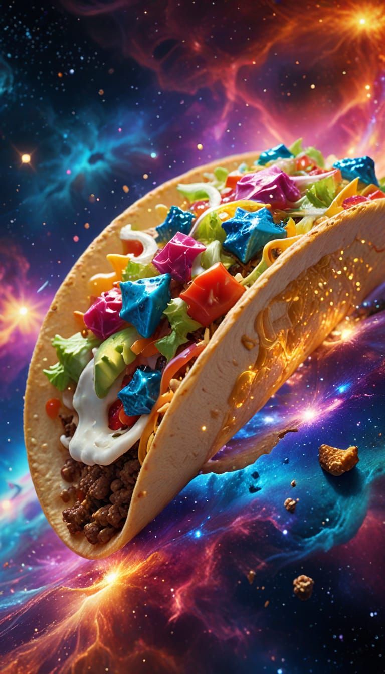 Cosmic Taco: A Nebulae-Filled Fantasy Concept