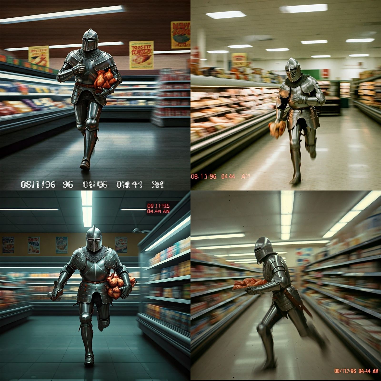 Medieval Thief Caught on Grocery Store Security Cam