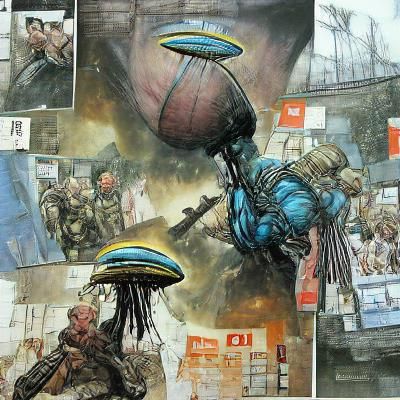 Noble Knight in Field of Flowers, Painted Style