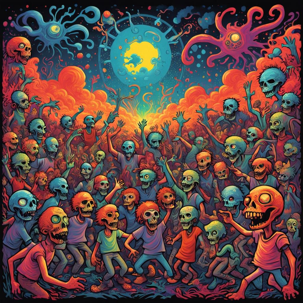 Psychedelic Zombies Groove to Grateful Dead