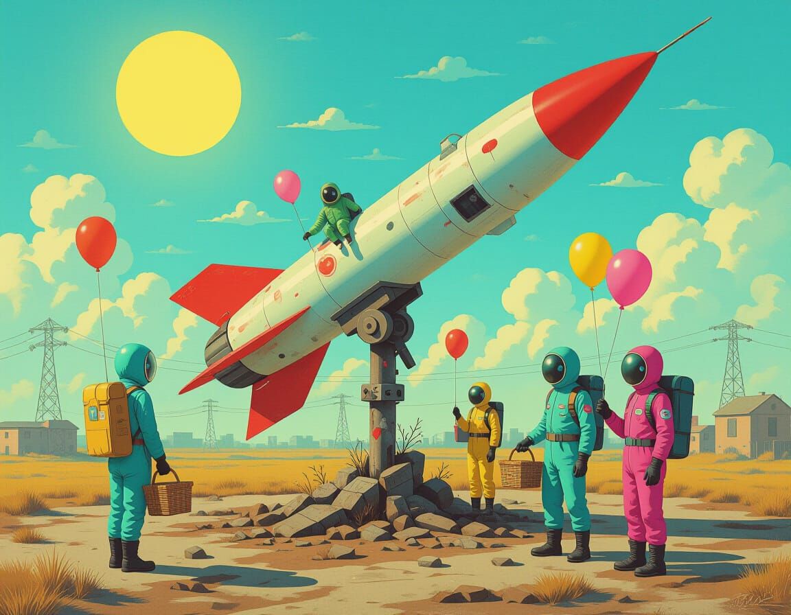 Pastel Post-Apocalyptic Picnic: Whimsycore Surrealism