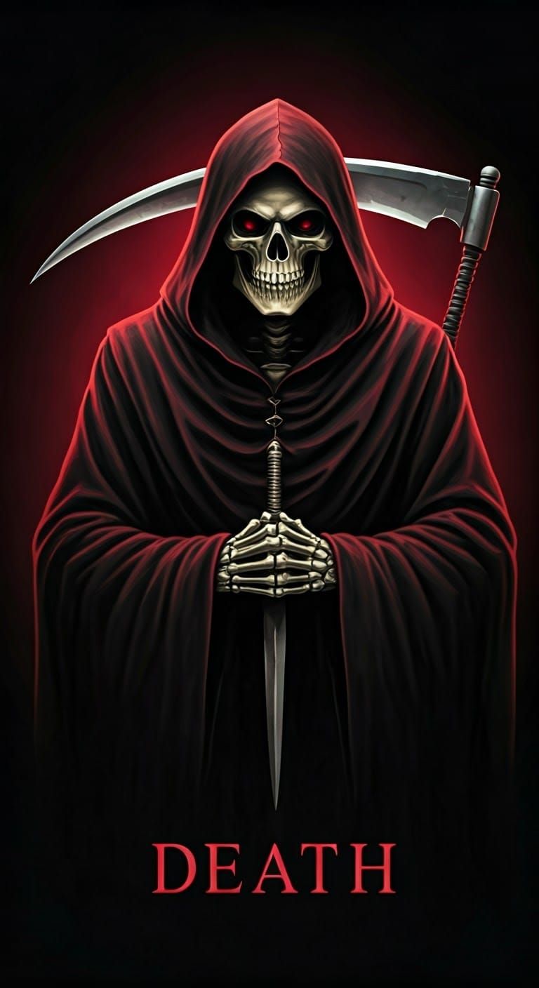 Grim Reaper Album Art: Death Tarot