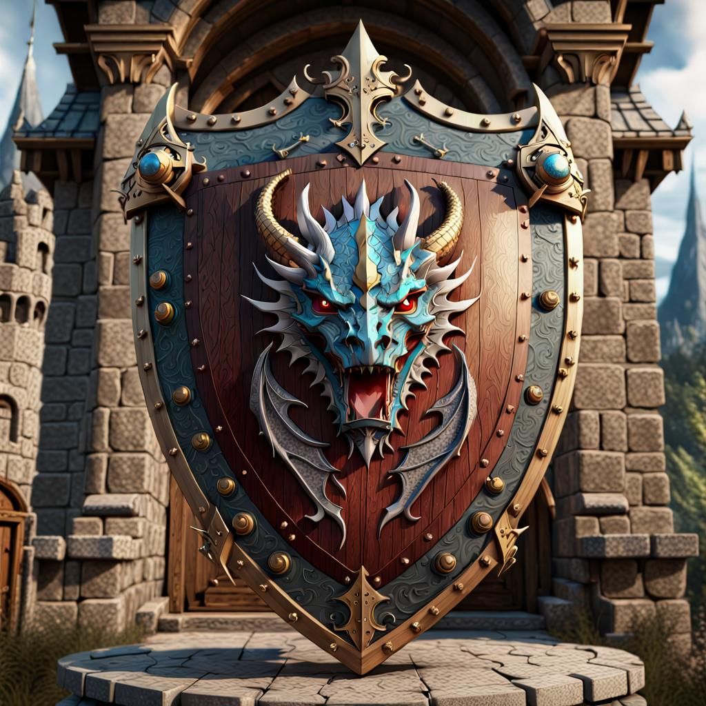 Shield - dragon