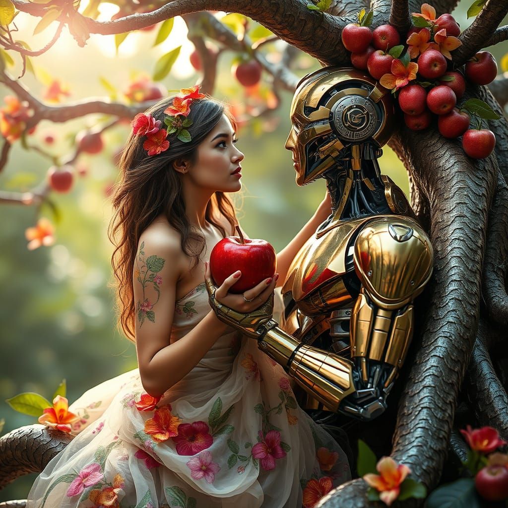 Eve's Cyberpunk Seduction