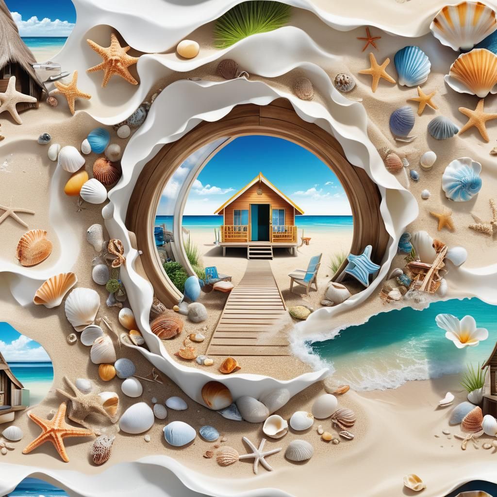 Photorealistic Beach Hut 1