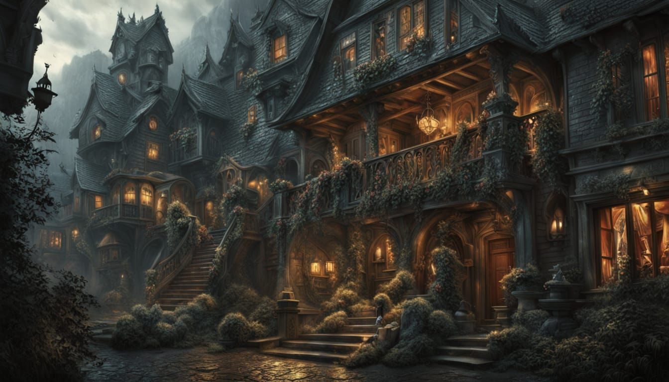 Scary Cinematic Digital Matte Painting