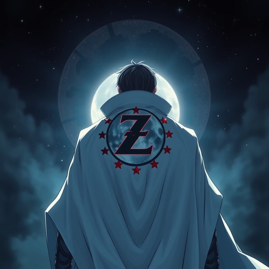 Anime Hero in Epic Cinematic Digital Art with Intricate Deta...