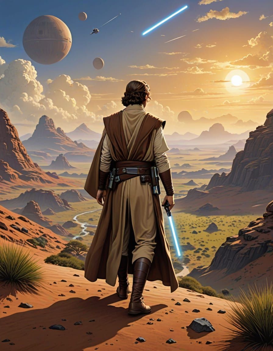 Jedi Exploring Dantooine