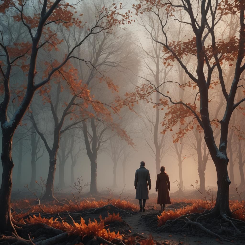 Surreal Autumn God Reveals Winter Landscape