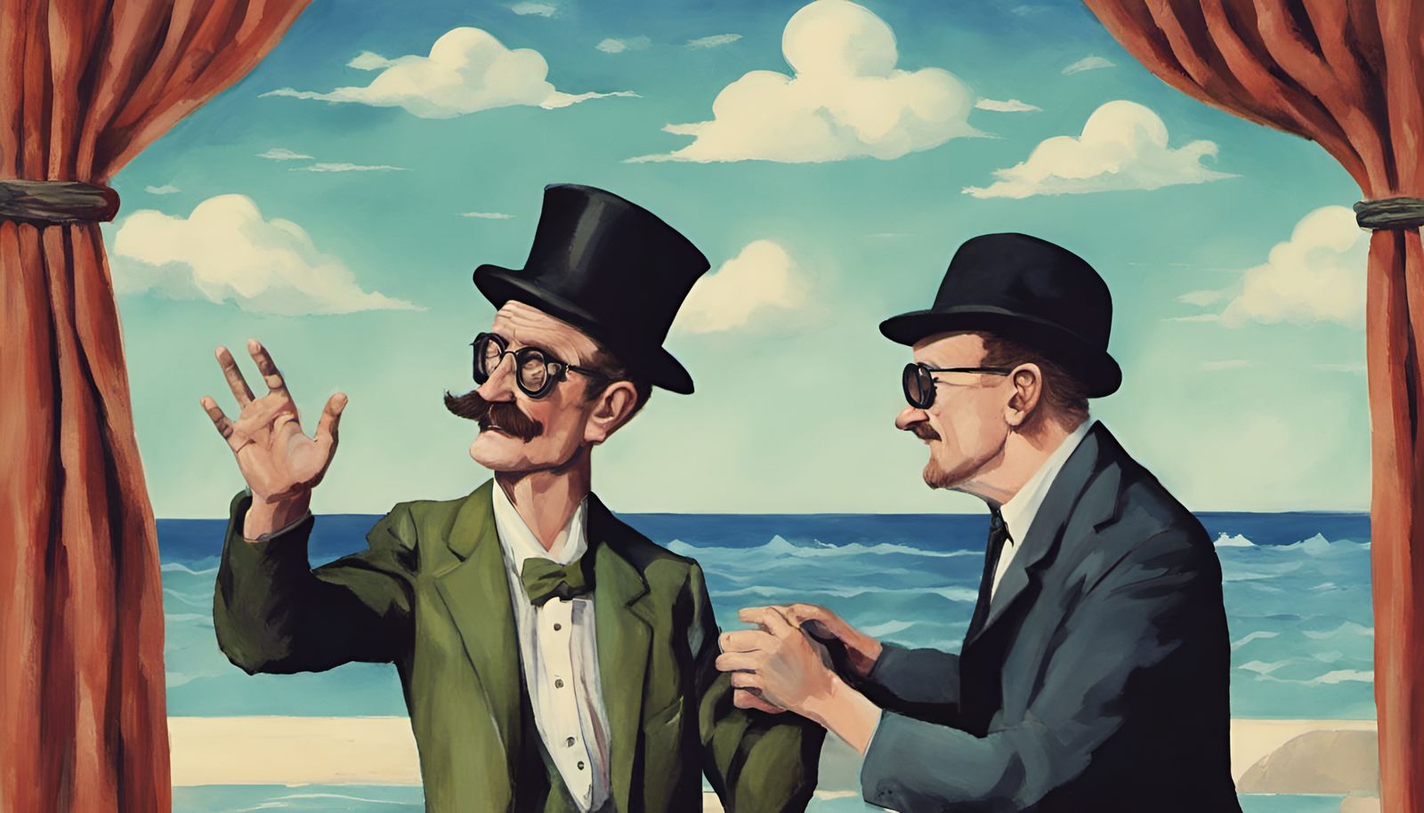 Literary High Five by the Sea