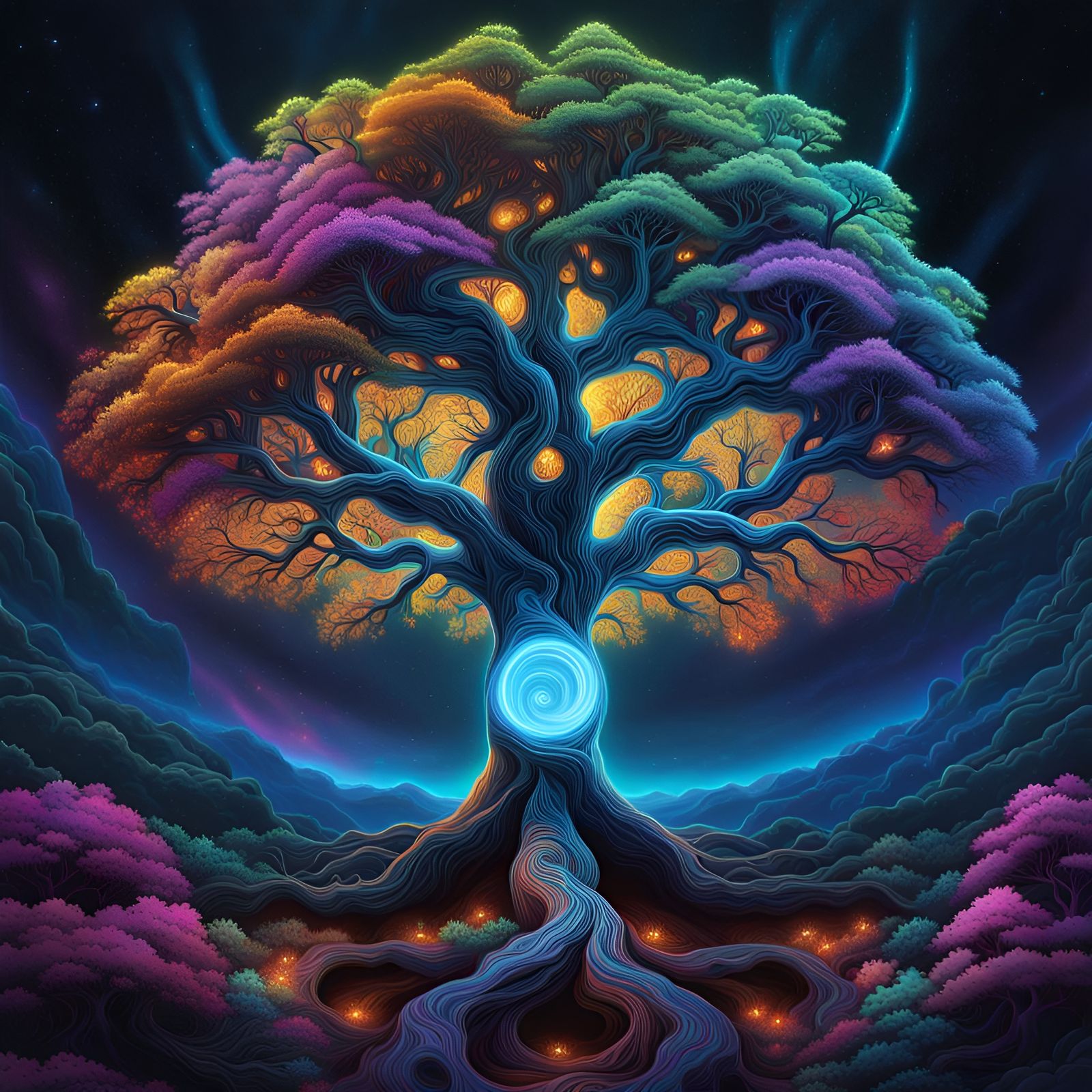 Holographic Tree of Life