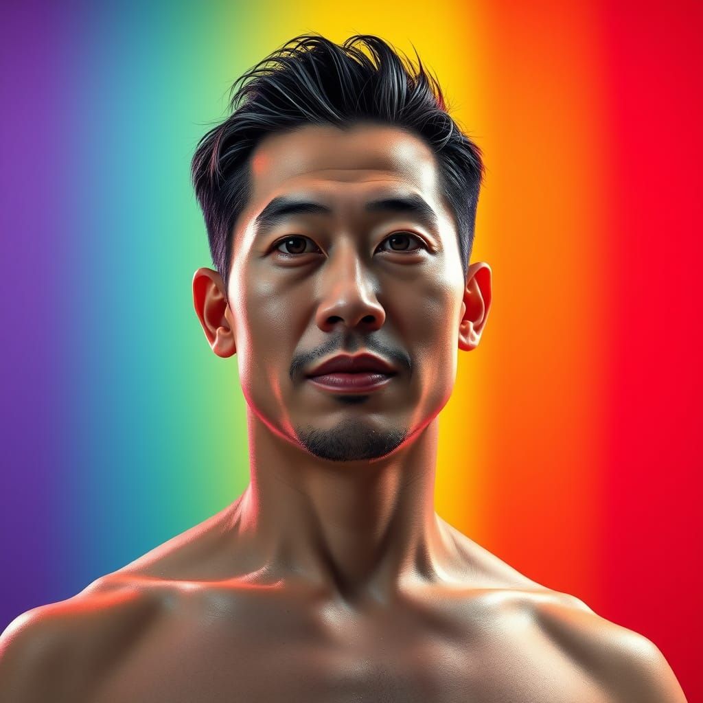 Intriguing Portrait of Investment Mogul in Art Nouveau Style