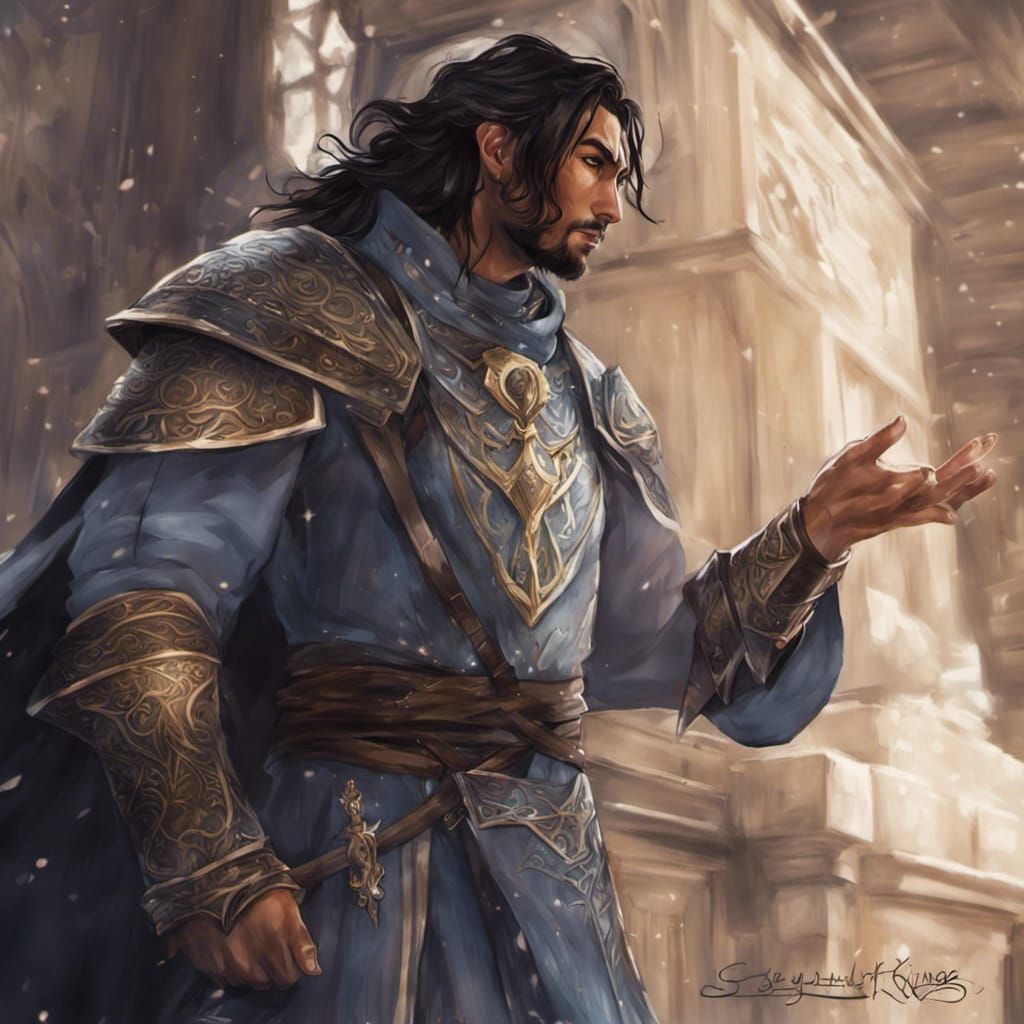 Enchanting Kaladin Talks to the Stormfather in Hyper-Detaile...