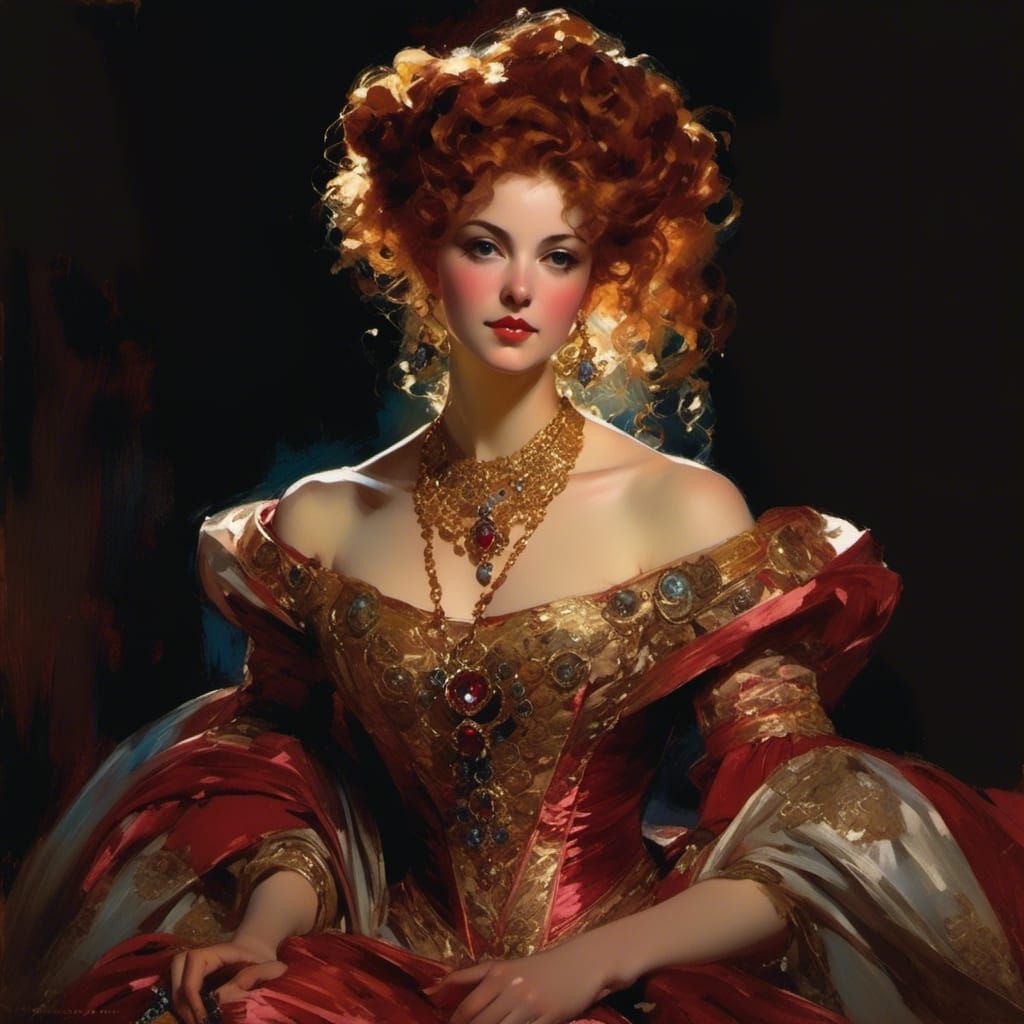 Isolde: Exotic Queen in Victorian Style