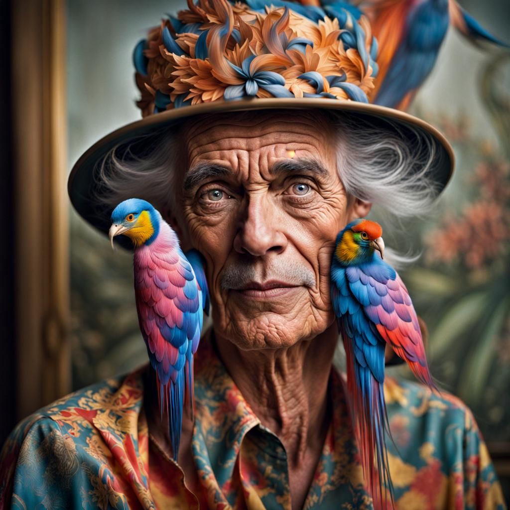 Joyful Party with Bizarre Creatures in Photorealistic Style