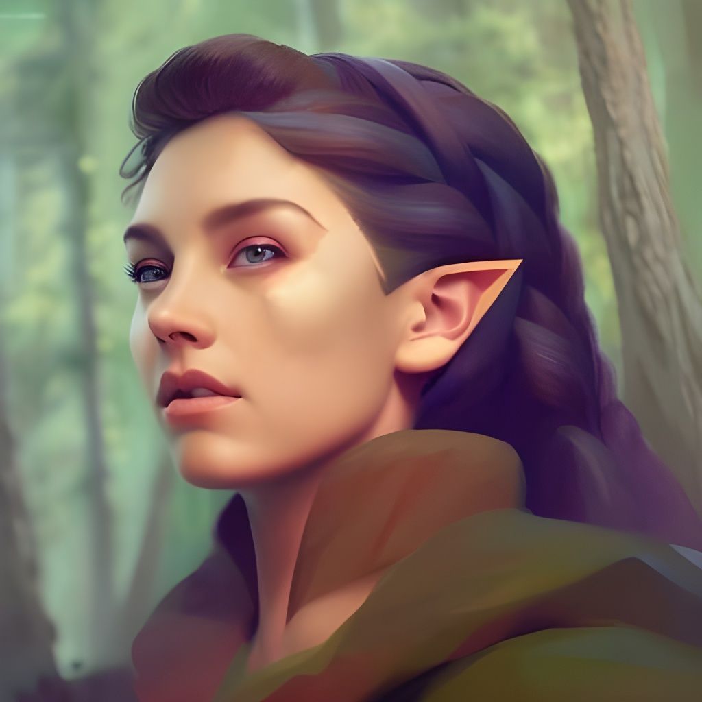 Half-Elf Ranger - Mara Moonwhisper