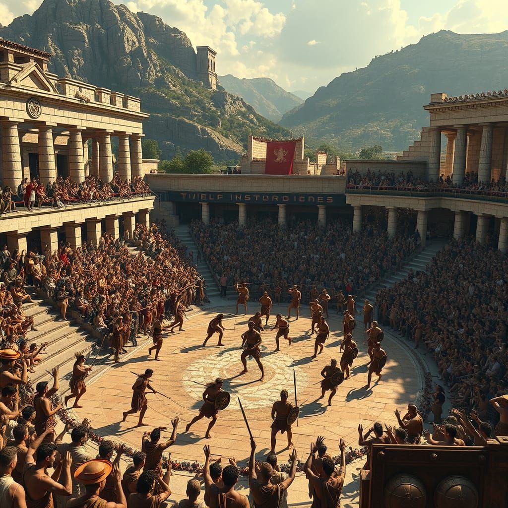 Ancient Olympic Games in Olympia