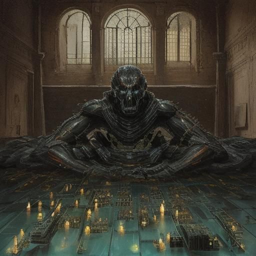 Ghosts at War: A Modigliani-Snyders Inspired Scene