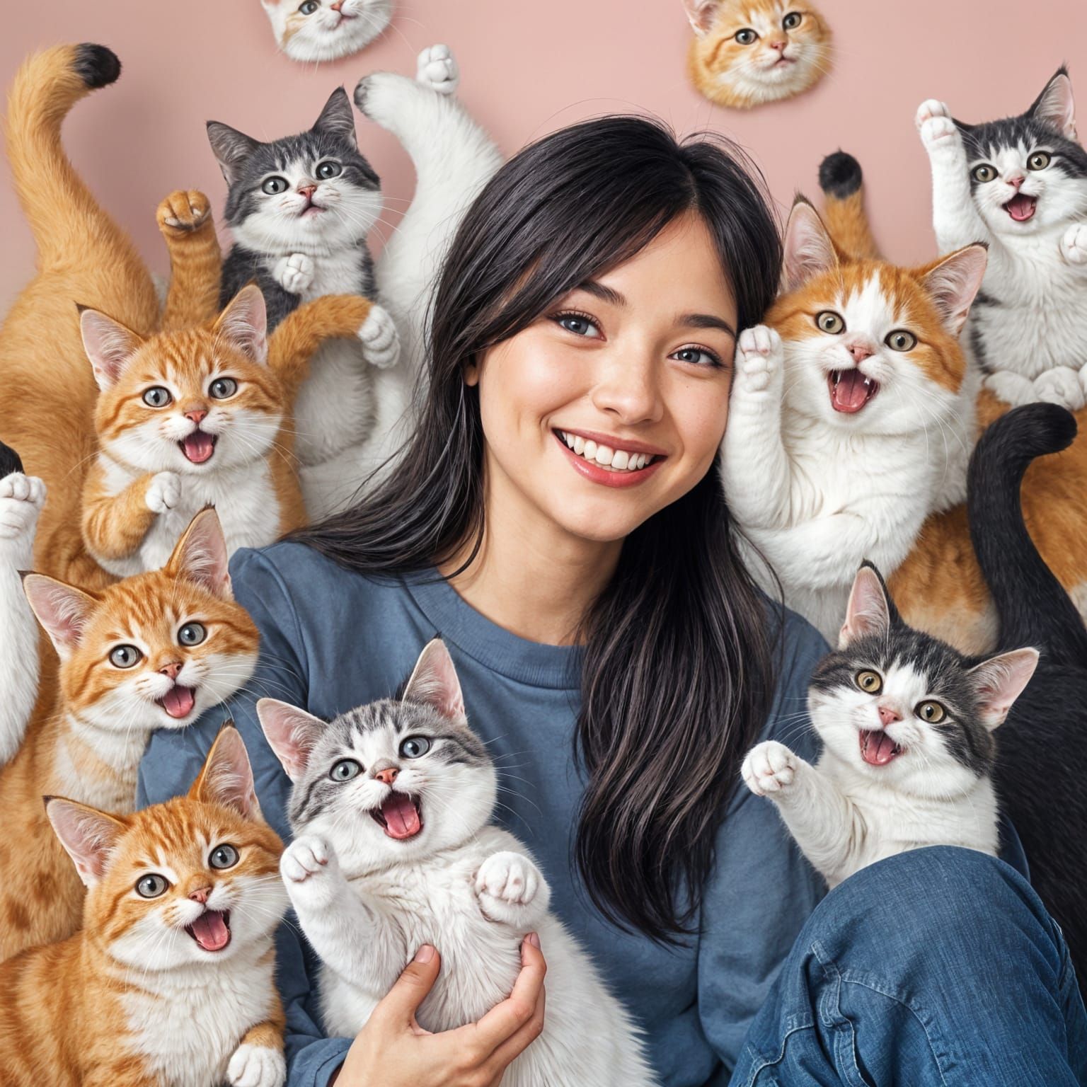 Whimsical Feline Portraits for Women