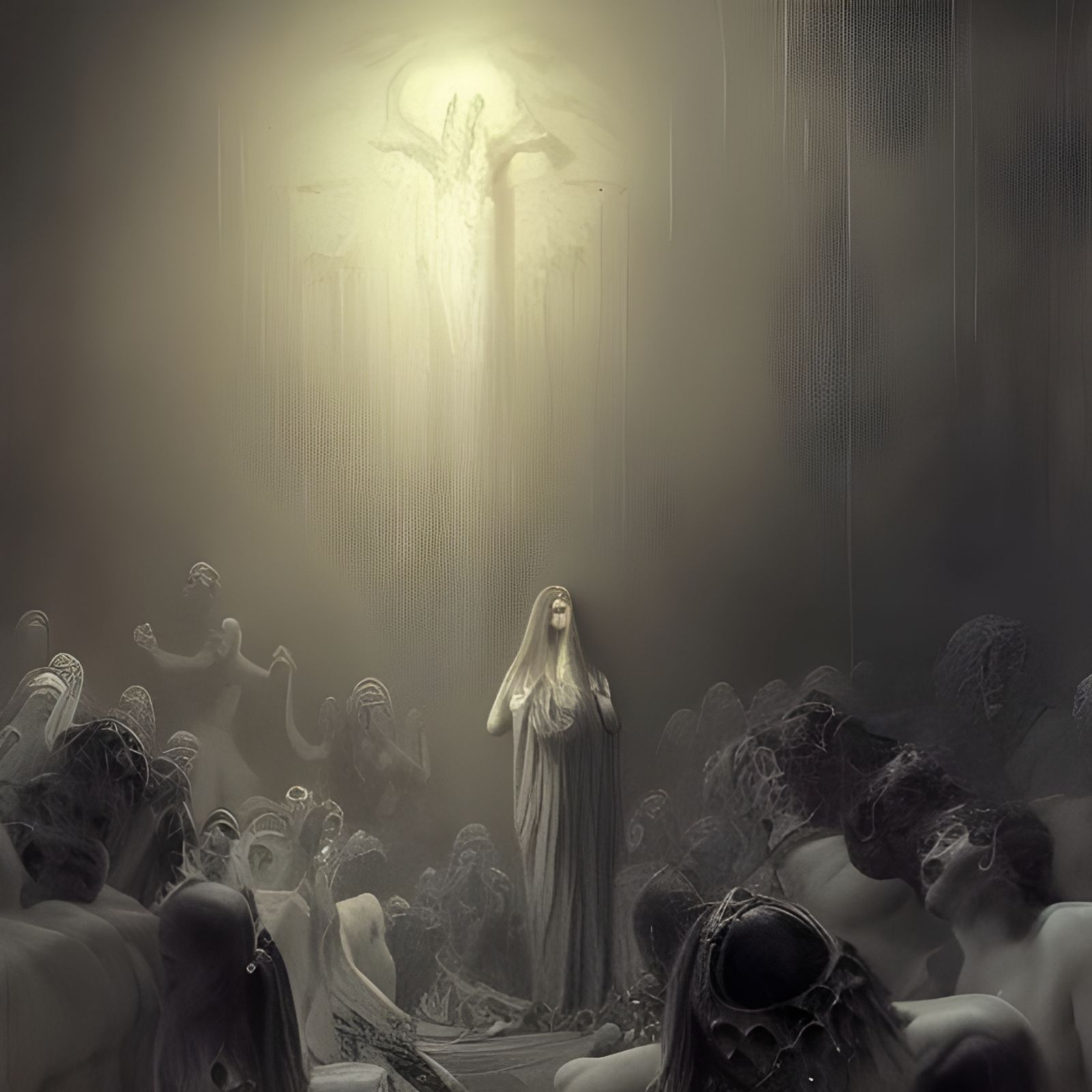 Cleopatra in Horror Style, Inspired by Doré and Rutkowski