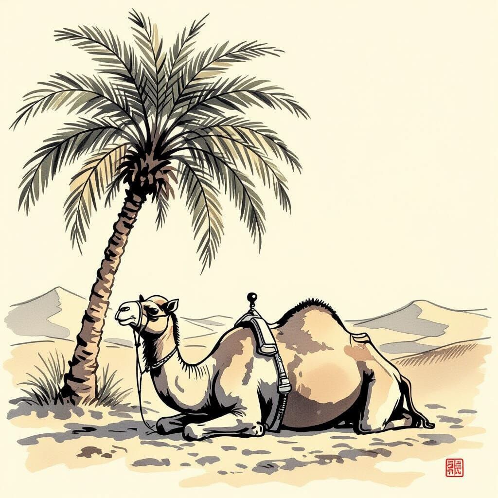 The Arabian Camel is the National Animal of Tunisia.