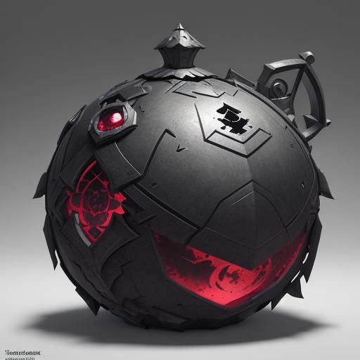 Spectral MechanoGrenade Pomegranate in Detailed Matte Painti...