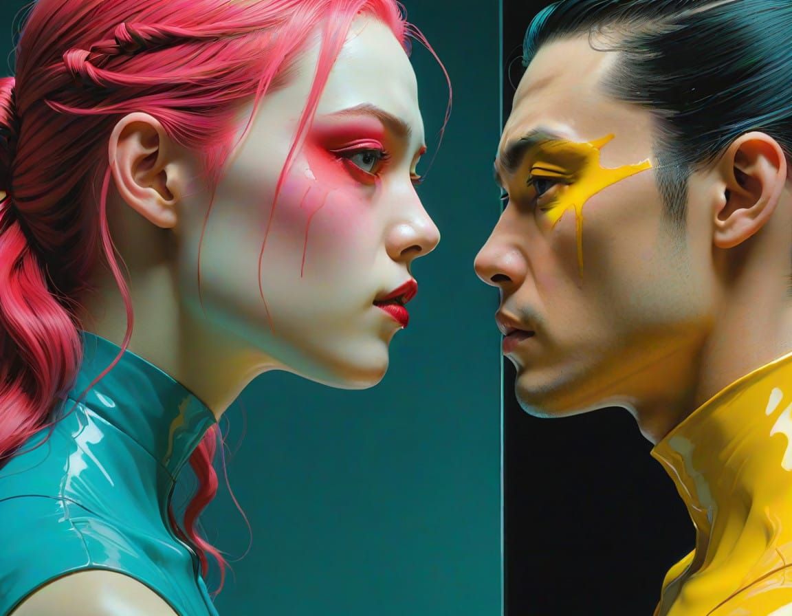 Vibrant Masterpiece in a Dynamic Point of View, Inspired by ...