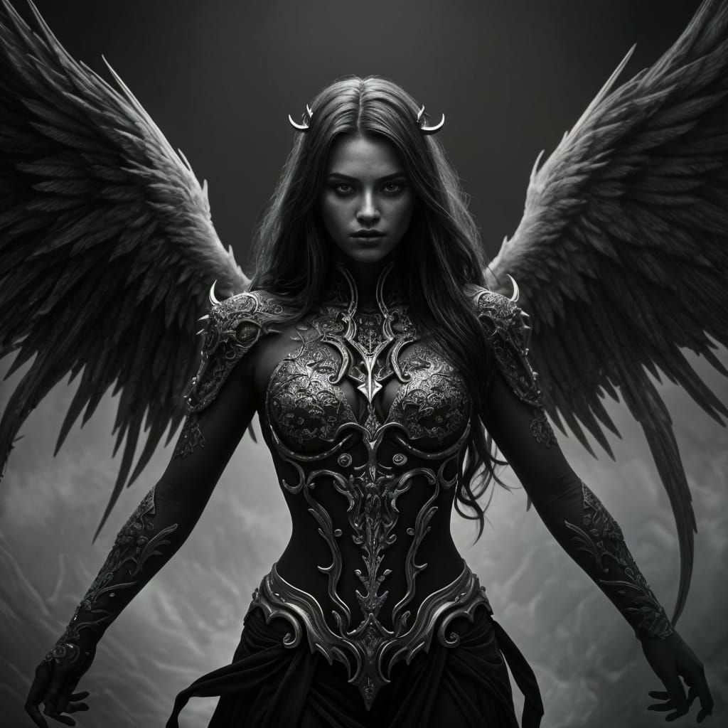 Half Angel Half Demon in HDR