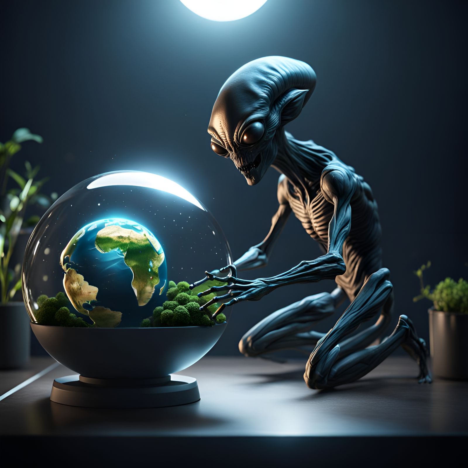 Alien Terrarium: Earth in an Alien's Hands
