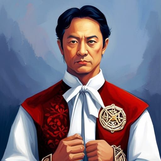 White Tiger Samurai in Detailed Fantasy Art