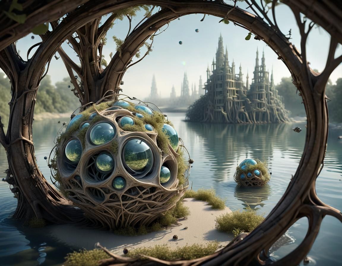 Swamp Greebles Nesting in Tesseract Dimensions