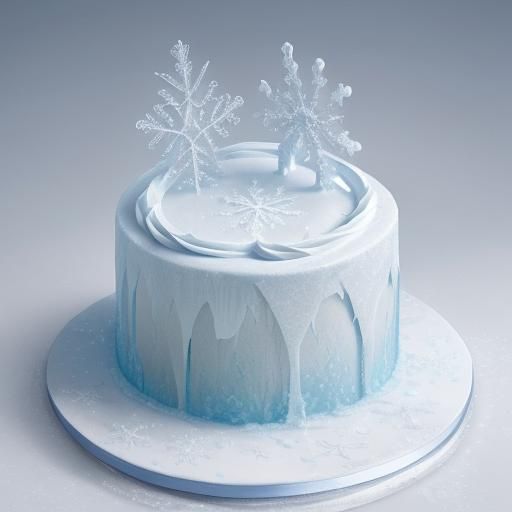 Snowflake Cake