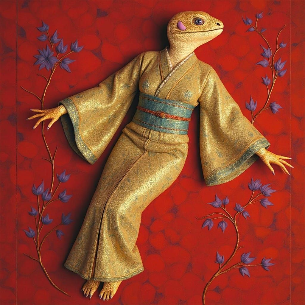 Lizard Lady Centerfold