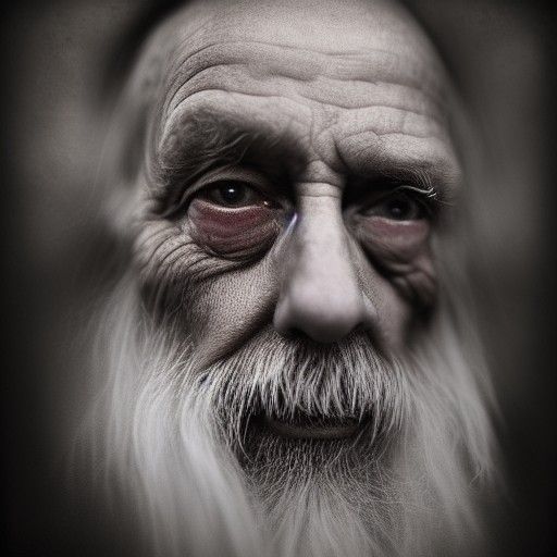 Wizard Portrait in Photographic Style