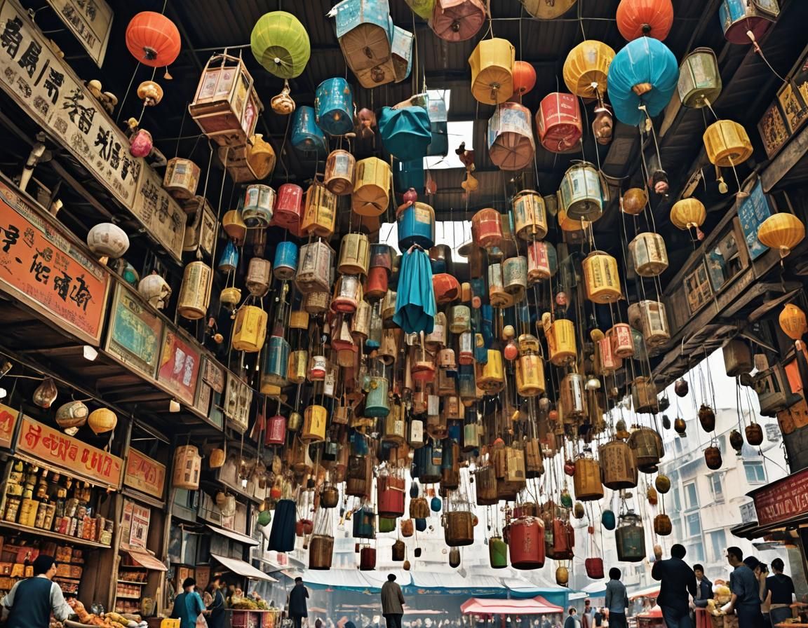 Floating Market of Dreams and Memories