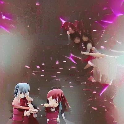Kyoko Sakura and Sayaka Miki Image