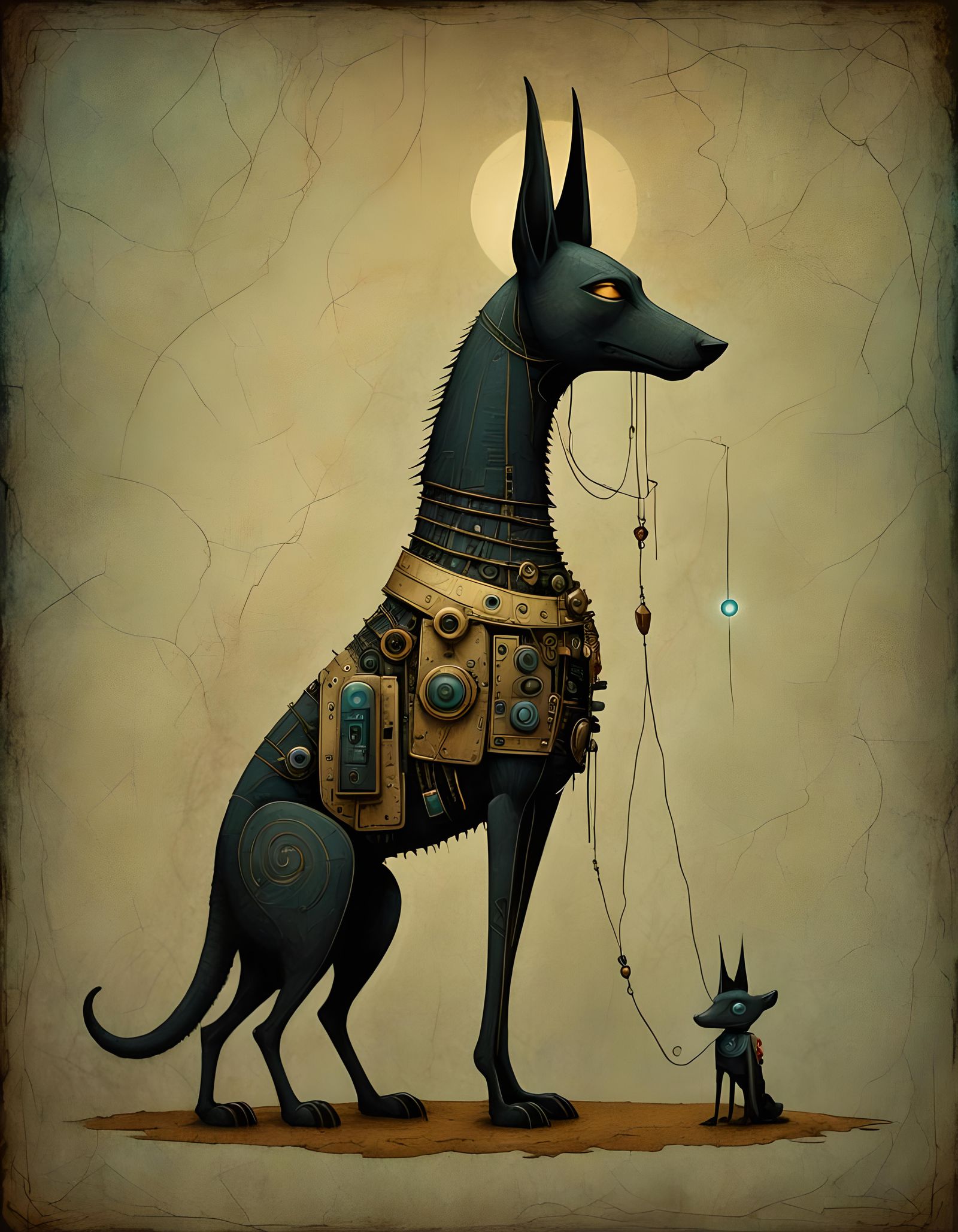 Anubis Robot in Andy Kehoe Style