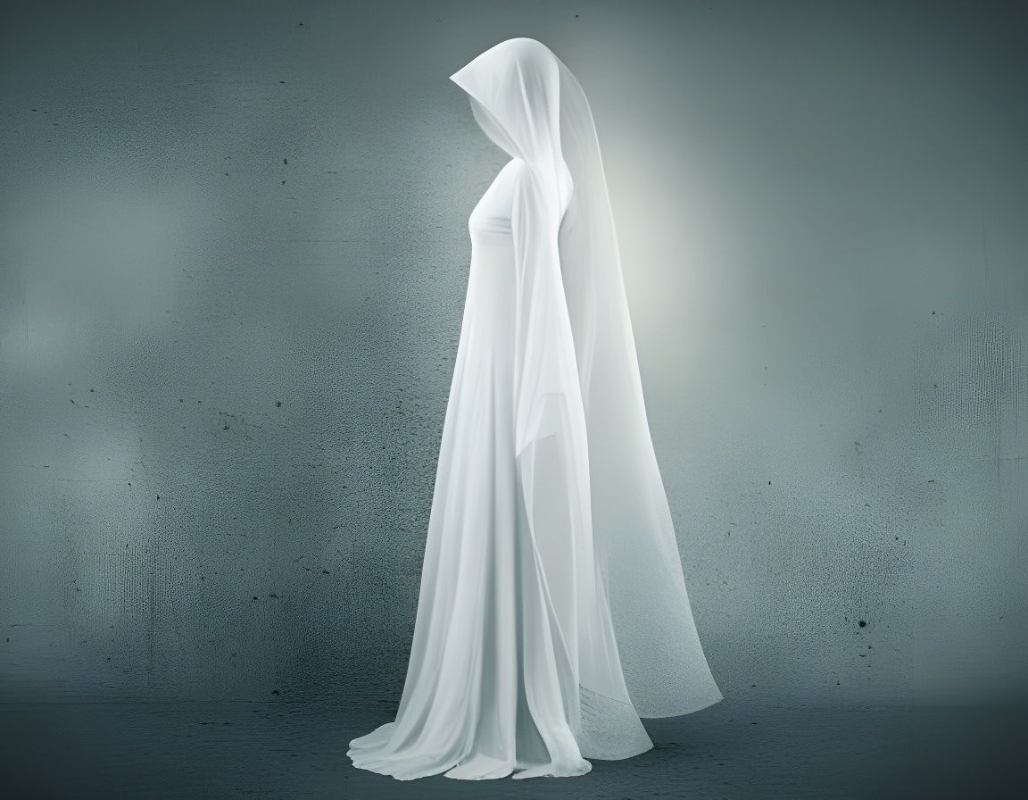 Glowing Figure Suspended in Surreal Spectacle