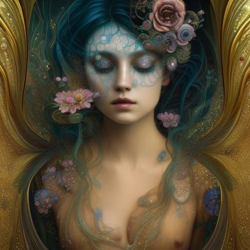 Fairies & Mermaids, Golden Bright Shimmer, Magic & Sparkles & Lots of Glitter, these are a few of my FAVORITE things!