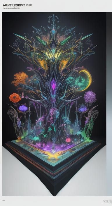 Viscous Words: A Surreal Editorial Cartoon in Pop Art Style