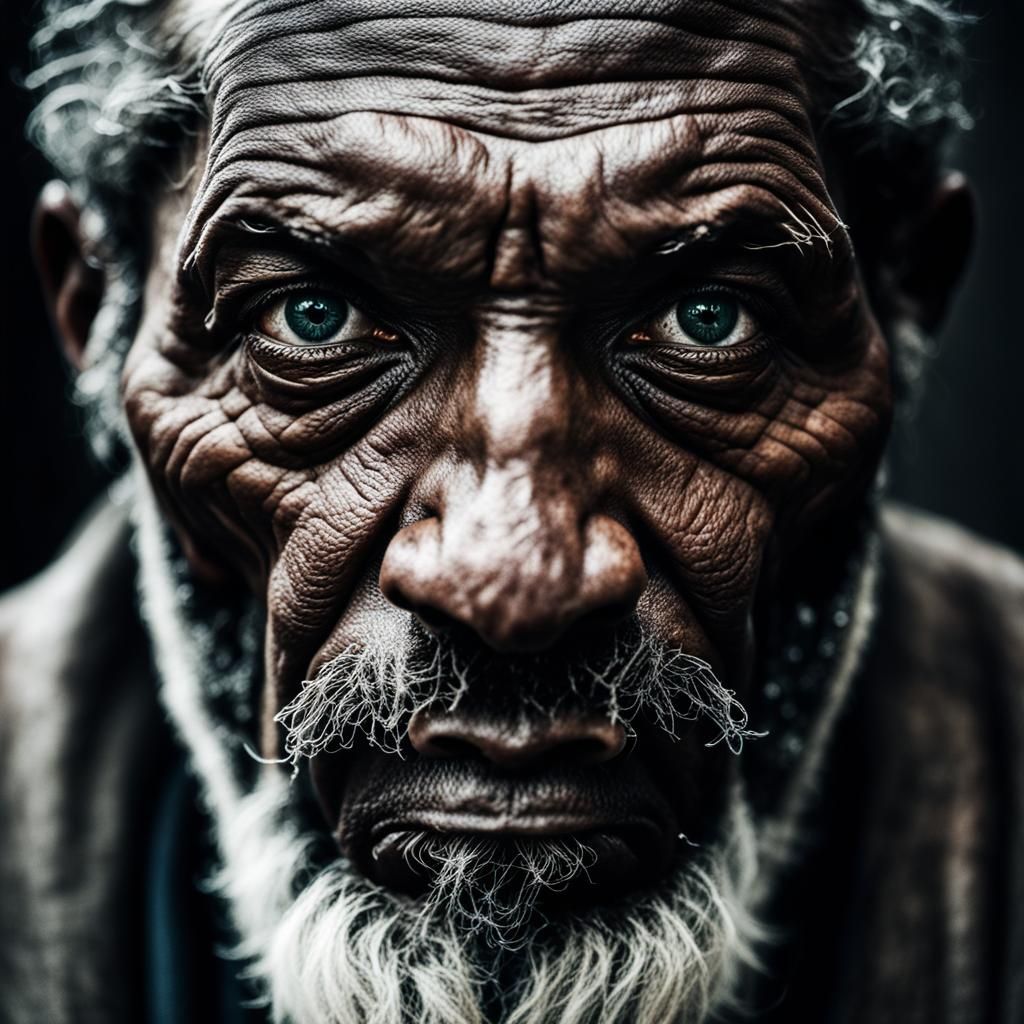 Moses Portrait in Style of Master Photographers