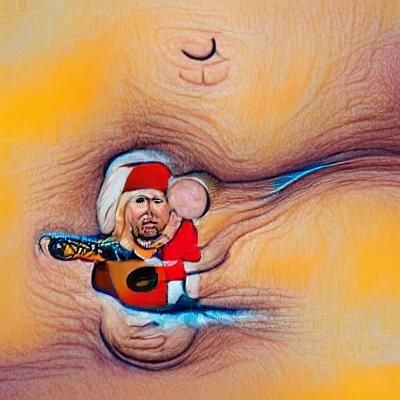 Surreal Absurdist Mashup of Pop Culture Icons